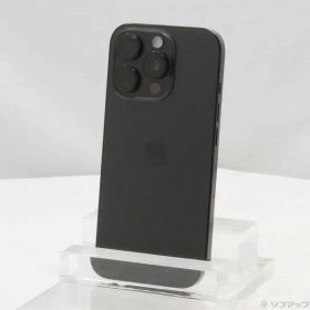 〔中古品〕 iPhone16 Pro 512GB ブラックチタニウム MYN43J／A SIMフリー【262】