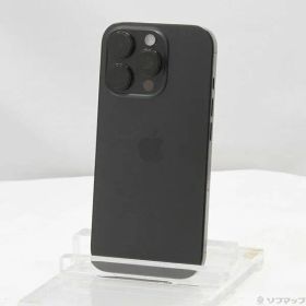 〔中古品〕 iPhone16 Pro 512GB ブラックチタニウム MYN43J／A SIMフリー【377】