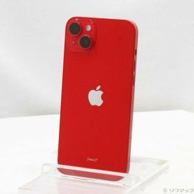 【中古】Apple(アップル) iPhone14 Plus 128GB プロダクトレッド MQ4F3J／A SIMフリー 【349-ud】