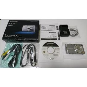 パナソニック デジタルカメラ LUMIX (ルミックス) FX60 プレシャスシルバー DMC-FX60-S