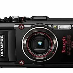 【中古】（非常に良い）OLYMPUS デジタルカメラ STYLUS TG-4 Tough ブラック 1600万画素CMOS F2.0 15m 防水 100kgf耐荷重 GPS+電子コンパス&内蔵Wi-Fi TG-4 BLK