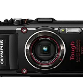 【中古】 OLYMPUS デジタルカメラ STYLUS TG-4 Tough ブラック 1600万画素CMOS F2.0 15m 防水 100kgf耐荷重 GPS+電子コンパス&内蔵Wi-Fi TG-4 BLK