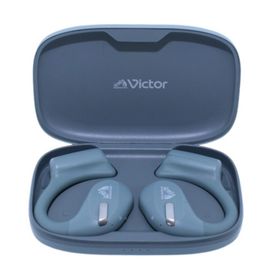 ケンウッド(KENWOOD)の[中古] JVCケンウッド Victor nearphones HA-NP50T ワイヤレスイヤホン ha-np50t-g セージグリーン [良い(B)](ヘッドフォン/イヤフォン)