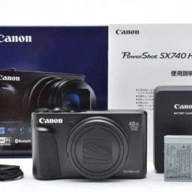 Canon PowerShot SX740 HS Black 20.3MP Compact Digital Camera [新品] #A