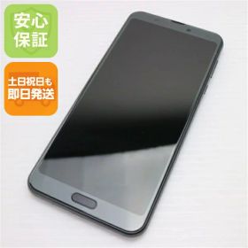 【中古】超美品 901SH ブラック スマホ 白ロム 中古スマホ 本体 土日祝発送OK