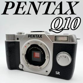 【完動品】PENTAX Q10 ミラーレス一眼 ボディ シルバー 動作確認済
