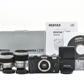 超美品 ペンタックス Q10 ミラーレスデジタルカメラ ブラック Pentax