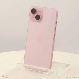 〔中古品〕 iPhone15 128GB ピンク MTMJ3J／A SIMフリー【352】