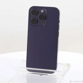 〔中古品〕 iPhone14 Pro 512GB ディープパープル MQ283J／A SIMフリー【371】