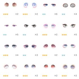 【ダブリスト/顔パ NO.1】目/アイ | ピグパ(ピグパーティ)のアカウントデータ、RMTの販売・買取一覧