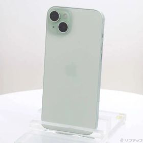 〔中古品〕 iPhone15 Plus 256GB グリーン MU0Q3J／A SIMフリー【344】