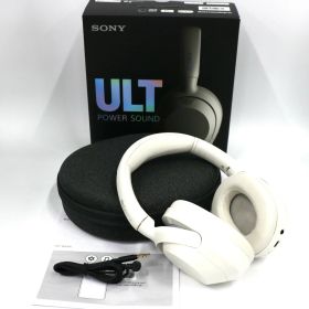 ★[中古] ソニー ULT WEAR ワイヤレスノイズキャンセリングステレオヘッドセット ultwear-w オフホワイト[可(C)]