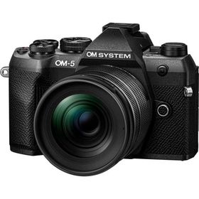OM SYSTEM ミラーレス一眼カメラ「OM SYSTEM OM-5 Mark II」12-45mm F4.0 PROレンズキット(ブラック) OM-5MK2_12-45KITBLK 返品種別A