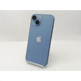 【中古】Apple au 【SIMフリー】 iPhone 14 128GB ブルー MPVJ3J/A【新宿2】保証期間1ヶ月【ランクC】