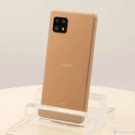 〔中古品〕 AQUOS sense6 64GB ライトカッパー SHG05 au SIMフリー【352】