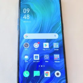 OPPO Reno A 128GB 楽天 SIMフリー ブルー スマホ 本体