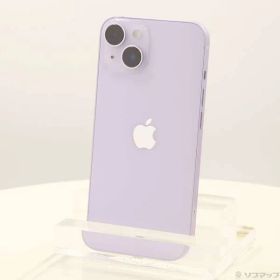〔中古品〕 iPhone14 128GB パープル MPUY3J／A SIMフリー【305】