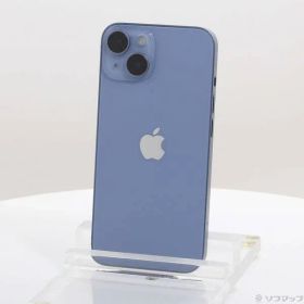 〔中古品〕 iPhone14 128GB ブルー MPVJ3J／A SIMフリー【371】