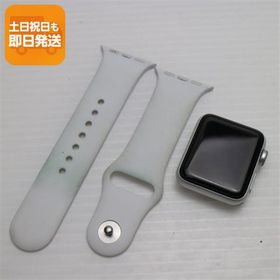 超美品 Apple Watch series3 38mm GPSモデル シルバー 即日発送 Apple 中古 あすつく 土日祝発送OK