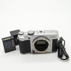 【ほぼ新品】FUJIFILM ミラーレス一眼 X-A5シルバー X-A5-S
