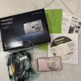 Panasonic FX60 コンパクトデジタルカメラ デジカメ DMC-FX60 ピンクカラー 動作確認済み