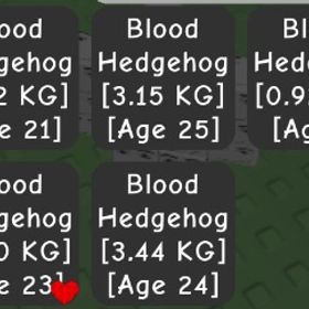 Blood Hedgehog8匹 | ロブロックス(ROBLOX)のアカウントデータ、RMTの販売・買取一覧