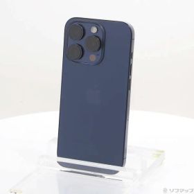 〔中古品〕 iPhone15 Pro 256GB ブルーチタニウム MTUG3J／A SIMフリー【251】