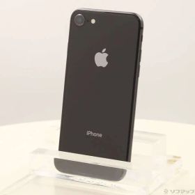 〔中古品〕 iPhone8 64GB スペースグレイ MQ782J／A SoftBank【247】