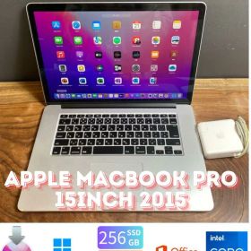 【中古】送料無料［良品］Apple MacBook Pro 15inch 2015/Core i7 2.2GHz/16GB/SSD256GB/Windows11/Office 2021保証あり 初期設定不要 無料サポート