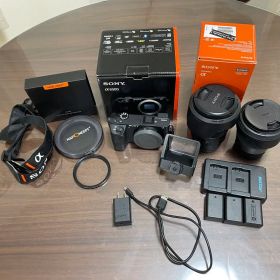 SONY α6500、レンズ2本、その他備品