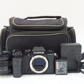 C271118)Fujifilm X-S10 ミラーレス一眼 XF ３５㎜ 1.4 単焦点レンズ