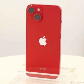 【中古】Apple(アップル) iPhone14 128GB プロダクトレッド MPV93J／A SIMフリー 【348-ud】