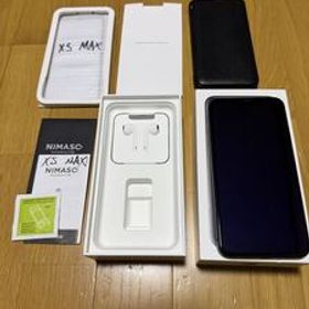 美品 iPhone Xs MAX 256GB スペースグレイ フィルム ケース付