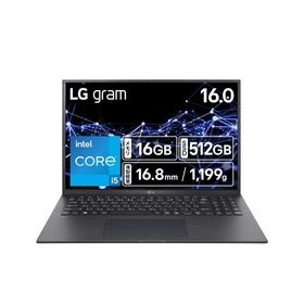 LGエレクトロニクス ノートPC LG gram 16Z90RU-GA55J [16型 | WQXGA | Core i5 | 16GB | 512GB | Windows 11 | オブシディアンブラック]