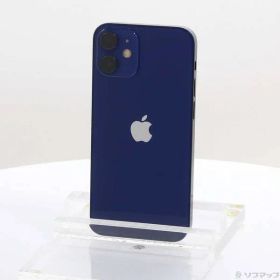 〔中古品〕 iPhone12 mini 256GB ブルー MGDV3J／A SIMフリー【262】