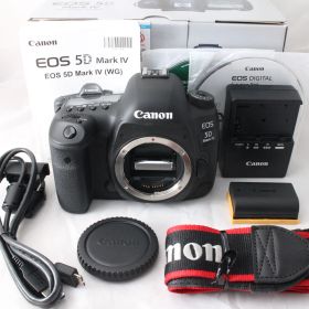 ☆新品級・ショット数156☆ Canon デジタル一眼レフカメラ EOS 5D Mark IV ボディ EOS5DMK4 キヤノン #4347