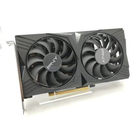 【中古】PNY GeForce RTX 4060 8GB VERTO ダブルファン VCG40608DFXPB1 RTX4060/8GB(GDDR6)【秋葉2号】保証期間1週間
