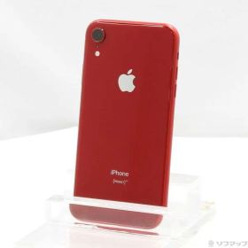 〔中古品〕 iPhoneXR 64GB プロダクトレッド MT062J／A SIMフリー【352】