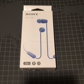 ソニー(SONY)のSONY ワイヤレスイヤホン WI-C100(L)(ヘッドフォン/イヤフォン)