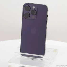 〔中古品〕 iPhone14 Pro 128GB ディープパープル MQ0F3J／A SIMフリー【348】
