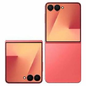 【中古】【安心保証】 Galaxy Z Flip7 SM-F766Q[512GB] SIMフリー コーラルレッド