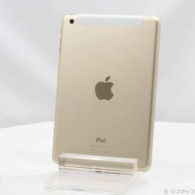 〔中古〕Apple(アップル) iPad mini 3 16GB ゴールド MGYR2J／A au〔348-ud〕