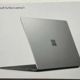 ※Surface Laptop 5 R2I-00020(R1S-00020展示) [プラチナ] Core i5-1235U 10コア/8GB/SSD512GB/2256x1504/Win11/展示美品 offiec なし