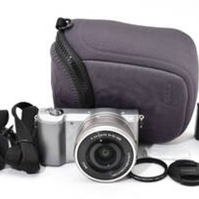 ★良品★ SONY ソニー α5000 ILCE-5000 + SELP1650 E PZ 16-50mm F3.5-5.6 OSS パワーズーム レンズキット ミラーレス一眼カメラ シルバー