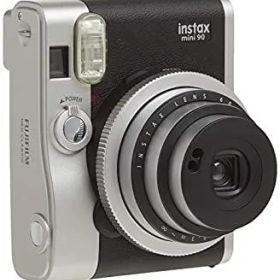 【中古】FUJIFILM インスタントカメラ チェキ instax mini 90 ネオクラシック ブラック INS MINI 90 NC