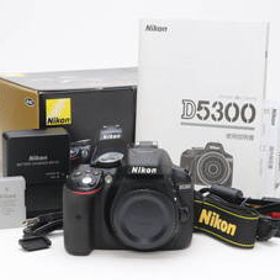 A+ (美品) Nikon ニコン D5300 ボディ ブラック シャッター回数1006 初期不良返品対応 111-31
