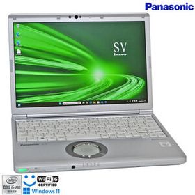 Panasonic ノートパソコン Wi-Fi6 Let's note SV9 第10世代 Core i5 10310U 顔認証 Webカメラ M.2SSD256G メモリ8G USBType-C Windows11