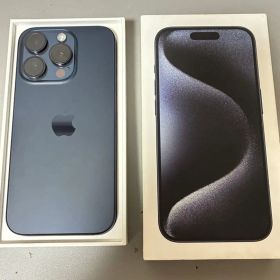 美品 iPhone15 Pro 128GB ブルーチタニウム SIMフリー