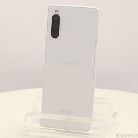 〔中古〕SONY(ソニー) Xperia 10 II 64GB ホワイト SO-41A docomoロック解除SIMフリー〔352-ud〕