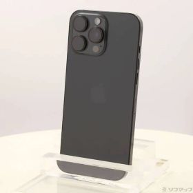 〔中古品〕 iPhone16 Pro Max 256GB ブラックチタニウム MYWG3J／A SIMフリー【368】